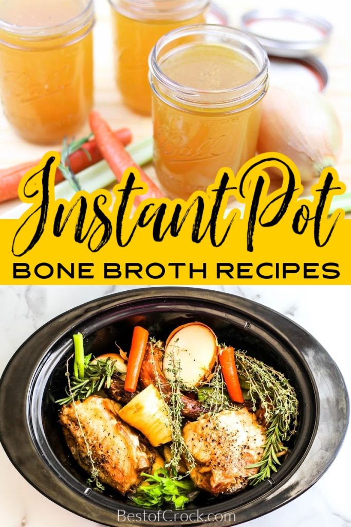 You can add a new level of health to any of your recipes with homemade Instant Pot bone broth recipes. Keto Bone Broth Instant Pot | How to Make Bone Broth | Instant Pot Chicken Broth | Instant Pot Broths for Soups | Instant Pot Bone Broth with Turmeric | Pressure Cooker Bone Broth Recipes | Healthy Instant Pot Recipes | Instant Pot Soup Recipes | Healthy Pressure Cooker Recipes #instantpot #ketodiet #lowcarb