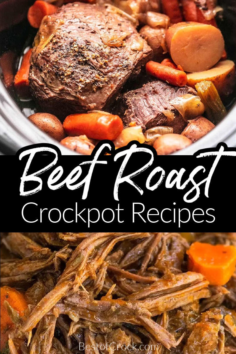 There are many crockpot recipes with beef, these classic crockpot beef roast recipes might be the best place to start with your crockpot. Crockpot Beef Roast with Vegetables | Slow Cooker Pot Roasts with Gravy | Beef Roast Recipes Crockpot Dinners | Crockpot Recipes with Beef | Crockpot Meal Planning | Crockpot Dinner Recipes | Slow Cooker Dinner Recipes | Slow Cooker Recipes with Beef | Classic Dinner Recipes | Dinner Party Recipes #crockpotrecipes #dinnerrecipes via @bestofcrock