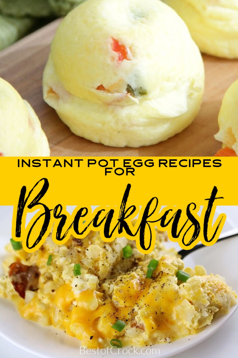 The best Instant Pot breakfast recipes with eggs can help give you the time you need to sleep in and have breakfast. Pressure Cooker Breakfast Recipes | Quick Breakfast Recipes | Egg Breakfast Recipes | Healthy Breakfast Ideas | Tips for Breakfast | Breakfast Casserole Recipes | Instant Pot Breakfast Casserole Recipes #breakfastrecipes #instantpotrecipes via @bestofcrock