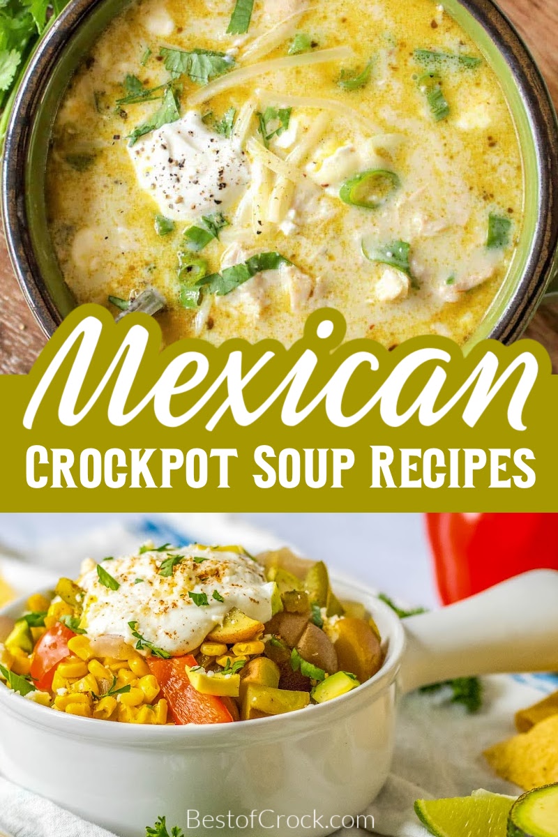 Use your crockpot to make the best Mexican soups, adding extra flavor to the chicken broth with black beans, taco seasoning, and more! Crockpot Mexican Recipes | Mexican Soup Ideas | Traditional Mexican Recipes | Homemade Mexican Food | Crockpot Soup Recipes | Slow Cooker Mexican Recipes | Slow Cooker Soup Recipes | Crockpot Tortilla Soups | Soup Recipes for Canning | Meal Prep Soup Recipes | Mexican Freezer Meals | Best Crockpot Mexican Soup Recipes via @bestofcrock