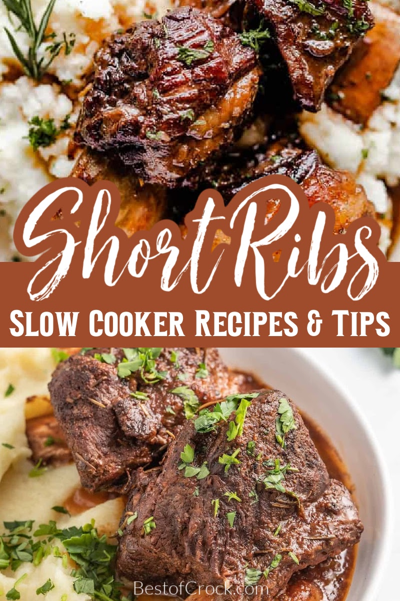 ​Slow cooker short ribs recipes utilize slow cooking to allow the individual ribs to soak in great flavor from the barbecue sauce or seasonings you include. Crockpot Ribs Recipes | Crockpot Recipes with Beef | Wine Braised Crockpot Recipes | Crockpot Recipes with Red Wine | Beef Dinner Recipes | Dinner Party Recipes | Slow Cooker Beef Recipes | Slow Cooker Ribs Recipes | Crockpot Recipes for Summer | Summer Slow Cooker Recipes via @bestofcrock