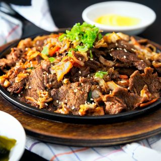 Healthy Instant Pot Recipes with Beef Close Up of a Plate with Beef and Pasta