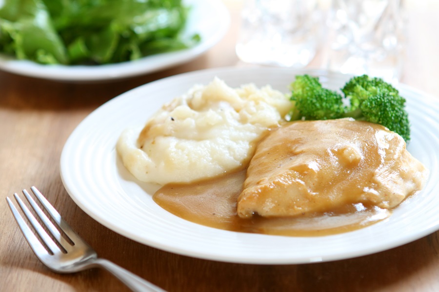 Instant Pot Chicken and Gravy Recipes a Plate of Chicken and Mashed Potatoes Covered in Gravy