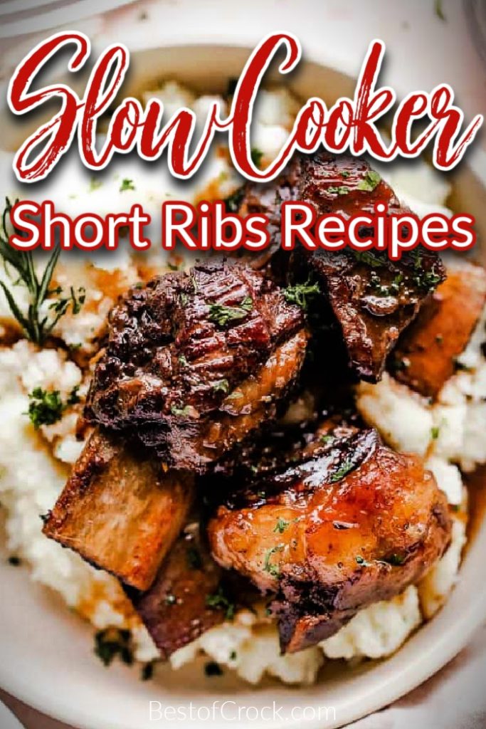 Slow Cooker Short Ribs Recipes can make you rethink the way you look at the best meats for grilling and how you cook ribs. Crockpot Ribs Recipes | Crockpot Recipes with Beef | Wine Braised Crockpot Recipes | Crockpot Recipes with Red Wine | Beef Dinner Recipes | Dinner Party Recipes | Slow Cooker Beef Recipes | Slow Cooker Ribs Recipes | Crockpot Recipes for Summer | Summer Slow Cooker Recipes #slowcooker #beefrecipes