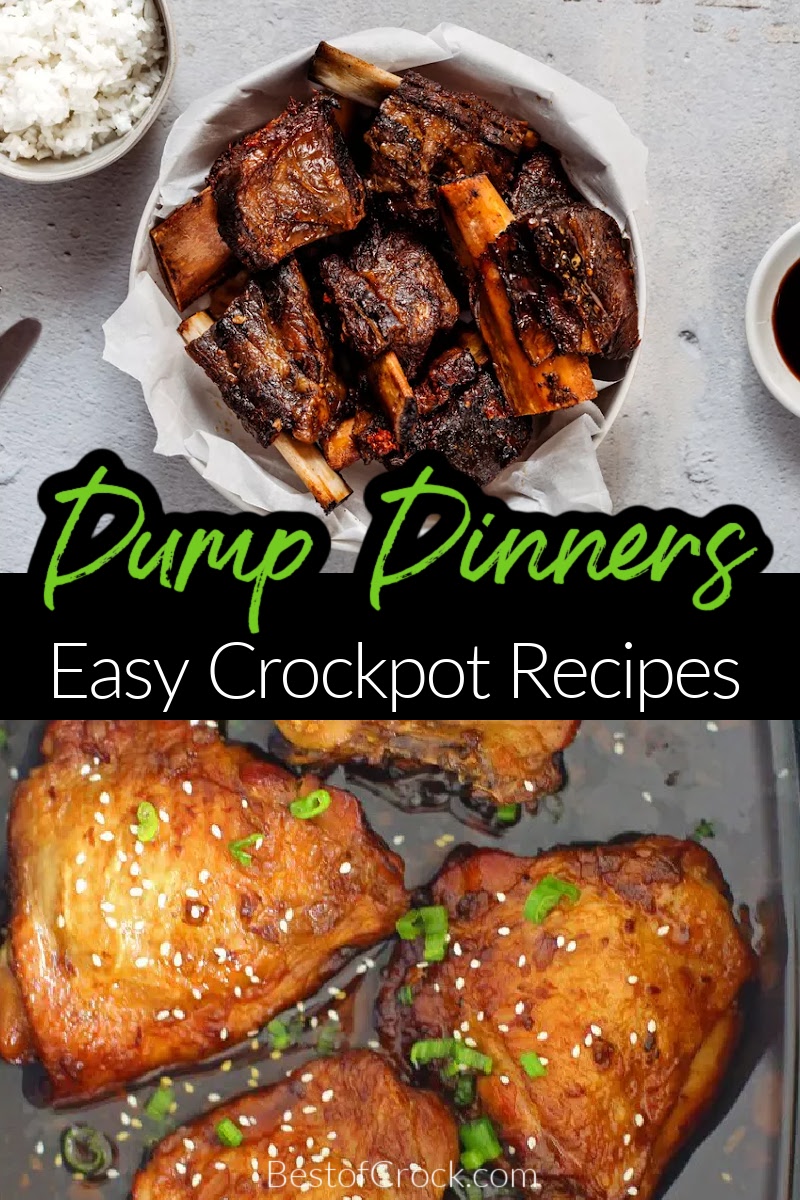 The best crockpot dump dinners can help give us a bit of a break from cooking dinner nightly at home for ourselves and our families. Easy Crockpot Recipes | Crockpot Dinner Recipes | Family Dinner Recipes | Dump and Go Recipes | Slow Cooker Dinners | Slow Cooker Dinner Recipes | Slow Cooker Family Recipes | Quick Dinner Recipes #dumpdinners #crockpotrecipes