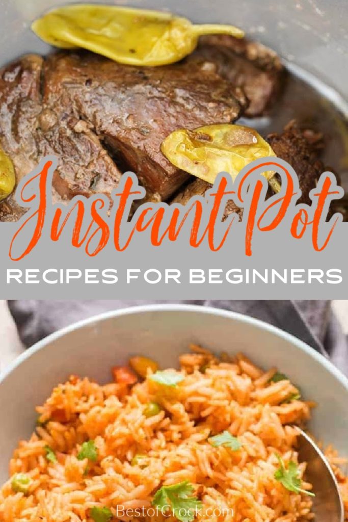 When you know how to make the best Instant Pot beginner recipes, you can save time meal planning and make easy dinner recipes quickly. Instant Pot Recipes | Easy Instant Pot Recipes | Instant Pot Dinner Recipes | Instant Pot Lunch Recipes | Instant Pot Breakfast Recipes | Instant Pot Recipes with Chicken | Instant Pot Recipes with Beef | Quick Dinner Recipes | Quick Lunch Recipes #instantpotrecipes #pressurecookerrecipes