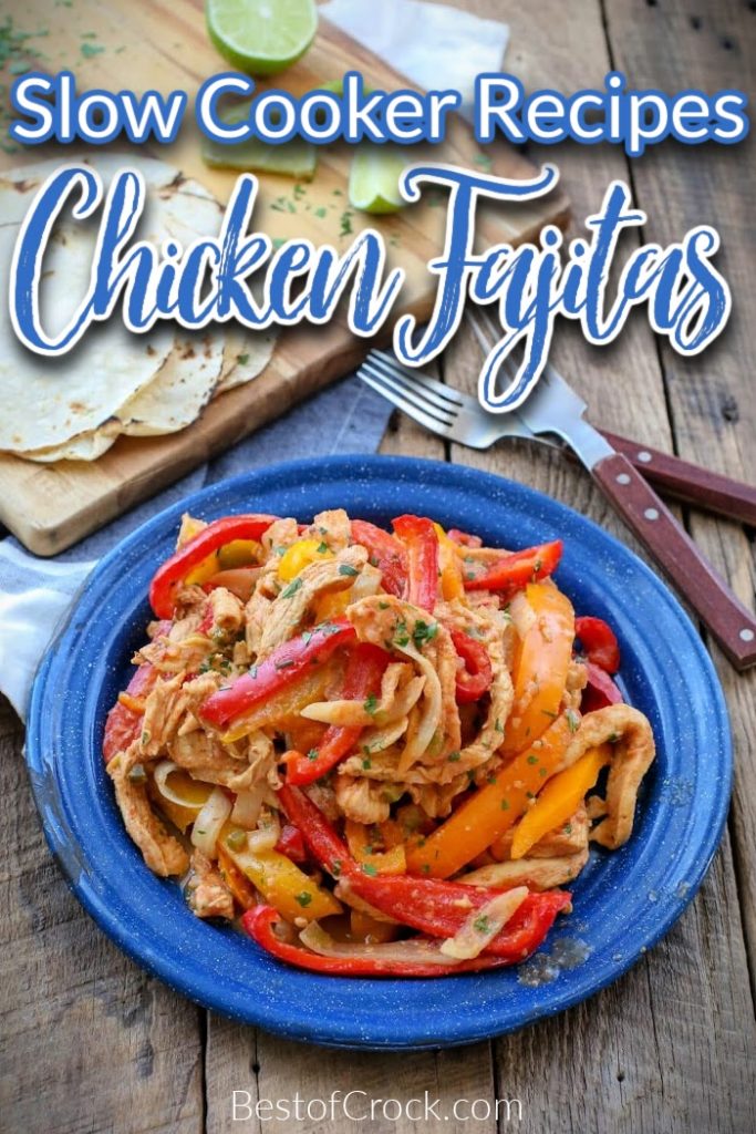 The best chicken fajitas slow cooker recipes bring the amazing flavors of chicken, bell peppers, and onions to your kitchen for an easy and flavorful dinner. How to Make Chicken Fajitas | Crockpot Mexican Recipes | Slow Cooker Dinner Recipes | Chicken Fajita Marinade | Taco Tuesday Recipes | Crockpot Recipes with Chicken | Chicken Slow Cooker Recipes | Slow Cooker Mexican Recipes | Homemade Mexican Dinners #chickenrecipes #fajitas
