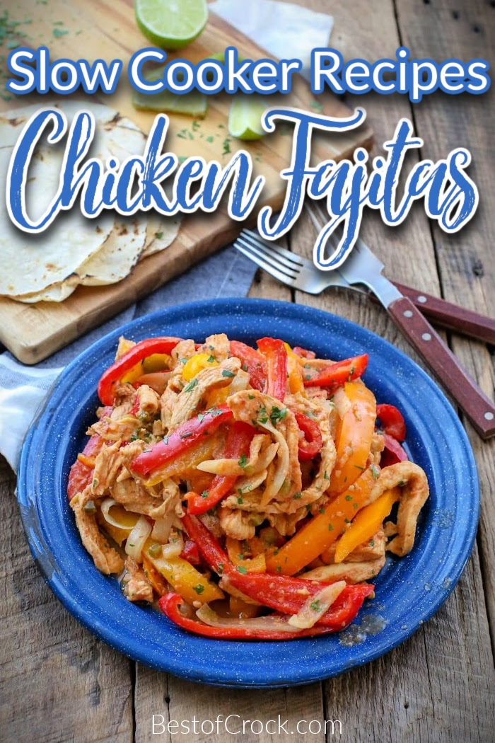 The best chicken fajitas slow cooker recipes bring the amazing flavors of chicken, bell peppers, and onions to your kitchen for an easy and flavorful dinner. How to Make Chicken Fajitas | Crockpot Mexican Recipes | Slow Cooker Dinner Recipes | Chicken Fajita Marinade | Taco Tuesday Recipes | Crockpot Recipes with Chicken | Chicken Slow Cooker Recipes | Slow Cooker Mexican Recipes | Homemade Mexican Dinners #chickenrecipes #fajitas via @bestofcrock