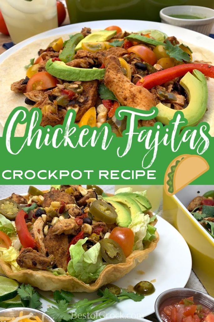 Crockpot chicken fajitas with frozen corn make for an easy delicious crockpot dinner that is a family-approved recipe. Easy Crockpot Recipes | Crockpot Recipes with Chicken | Crockpot Recipes with Frozen Vegetables | Crockpot Chicken Fajitas Frozen | Slow Cooker Dinner Recipes #crockpot #crockpotrecipes #slowcooker