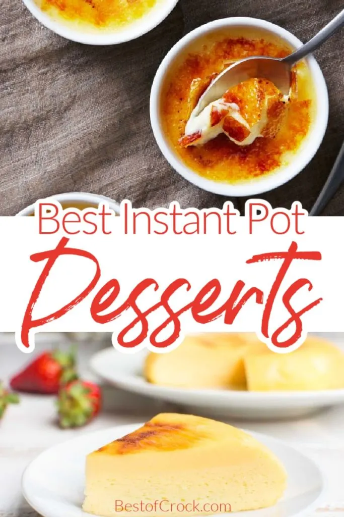 Making these delicious Instant Pot desserts for a crowd will impress your guests without having to spend hours in the kitchen. Desserts for a Crowd | Instant Pot Dessert Recipes | Instant Pot Cake Recipes | Cake Recipes for a Crowd | Chocolate Recipes Instant Pot | Chocolate Cake Instant Pot Recipes | Instant Pot Party Recipes #instantpot #dessertrecipes