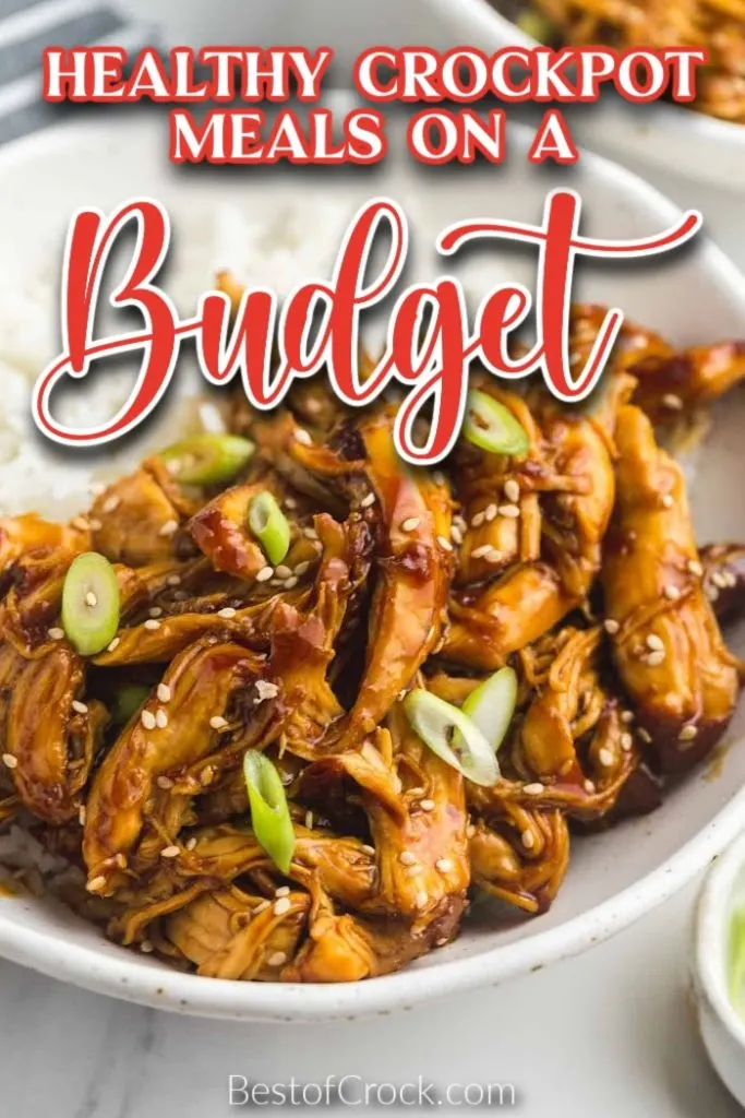 The best healthy crockpot meals on a budget can help you save time and money on a more healthy nutrition plan for you and your family. Budget Friendly Dinner Recipes | Budget Friendly Meal Prep Recipes | Affordable Dinner Recipes | Crockpot Dinner Recipes | Affordable Crockpot Recipes | Cheap Slow Cooker Recipes | Cheap Dinner Recipes | Healthy Dinner Recipes | Healthy Crockpot Recipes | Cheap Healthy Recipes | Budget Friendly Healthy Recipes #crockpotrecipes #budgetfriendlyrecipes