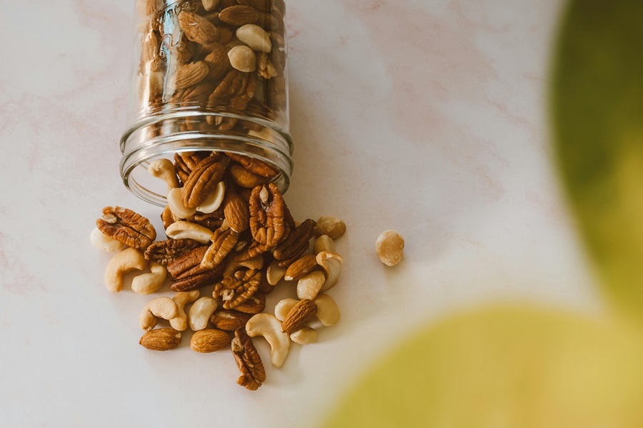 Healthy Crockpot Snack Recipes a Tipped Jar of Granola 