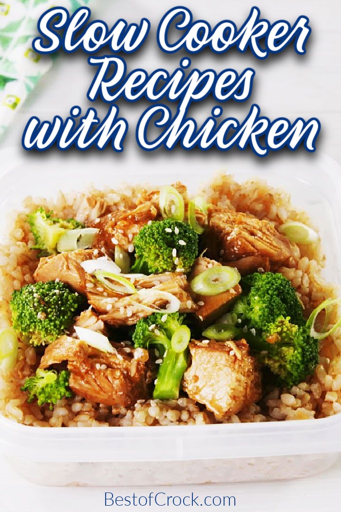 The best slow cooker recipes with chicken offer a variety of flavors and options that make eating chicken more exciting for us all. Crockpot Recipes with Chicken | Slow Cooker Chicken Recipes | How to Make Chicken Crockpot | Crockpot BBQ Chicken | Slow Cooker BBQ Recipes | Slow Cooker Dinner Recipes | Crockpot Recipes for Dinner #slowcooker #chickenrecipes via @bestofcrock