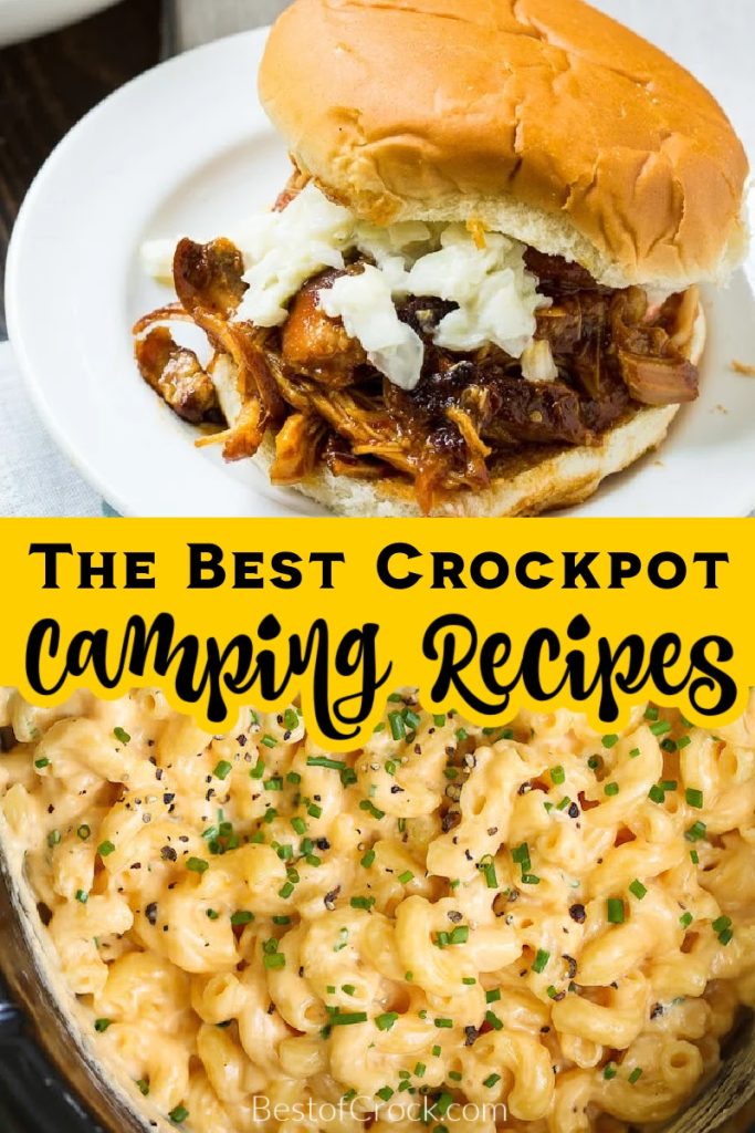 The best crockpot recipes for camping can help you fuel up on delicious meals for your hiking, swimming, and other camping activities. Slow Cooker Camping Recipes | Recipes for Camping Trips | Tips for RV Camping | Tips for Camping | Cooking in an RV | Slow Cooker RV Recipes | Crockpot Recipes with Beef | Crockpot Recipes with Chicken | Crockpot Recipes with Pork #crockpotrecipes #camping