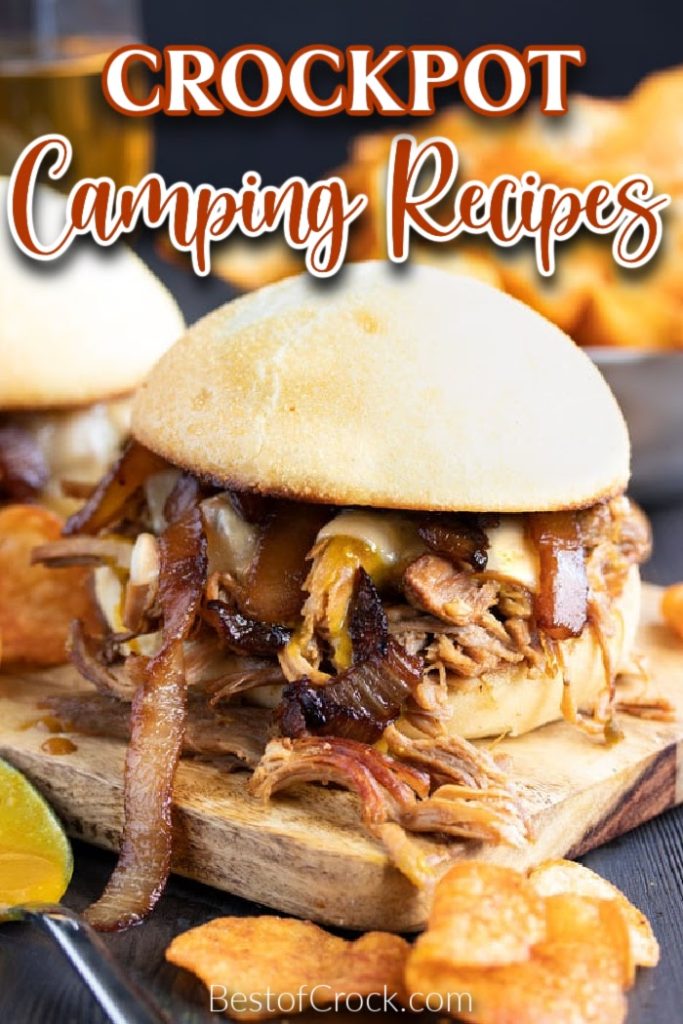 The best crockpot recipes for camping can help you fuel up on delicious meals for your hiking, swimming, and other camping activities. Slow Cooker Camping Recipes | Recipes for Camping Trips | Tips for RV Camping | Tips for Camping | Cooking in an RV | Slow Cooker RV Recipes | Crockpot Recipes with Beef | Crockpot Recipes with Chicken | Crockpot Recipes with Pork #crockpotrecipes #camping