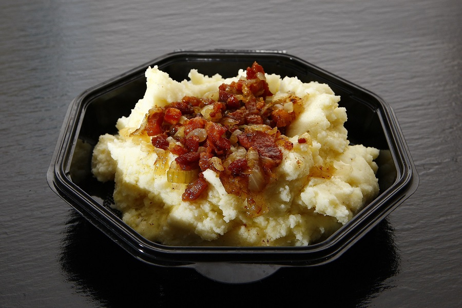 Slow Cooker Side Dish Recipes Close Up of a Bowl of Mashed Potatoes