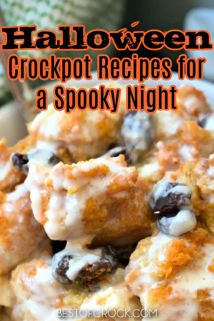 Spooky recipes are perfect during the fall season, but you can make things easier with crockpot Halloween recipes. Halloween Recipes for Kids | Slow Cooker Halloween Recipes Parties | Halloween Appetizer Ideas | Spooky Snack Ideas | Fall Crockpot Recipes | Crockpot Halloween Snacks #halloween #crockpot via @bestofcrock