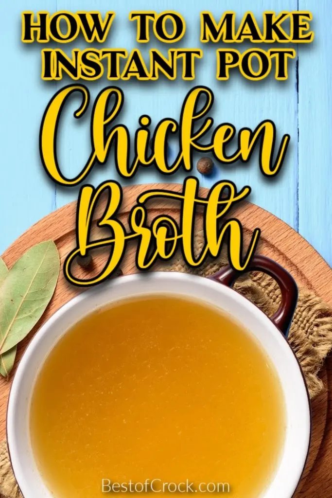 Learning how to make Instant Pot chicken broth can help you take your nutrition to the next level without even spending more money. Healthy Instant Pot Recipes | Quick Instant Pot Recipes | Easy Instant Pot Recipes | Instant Pot Recipes with Chicken | How to Make Chicken Stock | Chicken Broth Recipe | Instant Pot Chicken Broth Recipe | Difference Between Chicken Broth and Stock #chickenbroth #instantpotrecipe