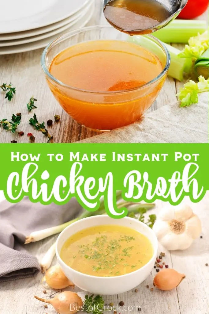 Learning how to make Instant Pot chicken broth can help you take your nutrition to the next level without even spending more money. Healthy Instant Pot Recipes | Quick Instant Pot Recipes | Easy Instant Pot Recipes | Instant Pot Recipes with Chicken | How to Make Chicken Stock | Chicken Broth Recipe | Instant Pot Chicken Broth Recipe | Difference Between Chicken Broth and Stock #chickenbroth #instantpotrecipe