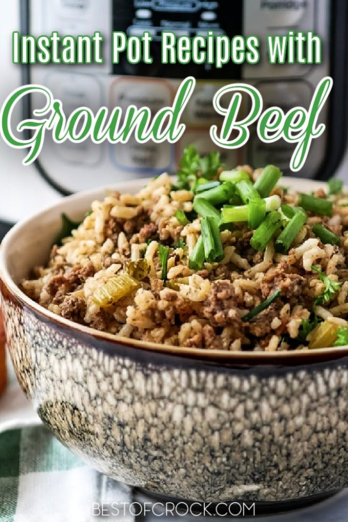 The best Instant Pot recipes with ground beef can help make dinner easy and exciting again as you try each delicious recipe. Ground Beef Recipes | Dinner Recipes with Ground Beef | Instant Pot Ground Beef and Rice | Instant Pot Hamburger Casserole | Korean Ground Beef Recipes | Easy Dinner Recipes | Instant Pot Dinner Recipes | Instant Pot Meal Planning #dinnerrecipes #instantpotrecipes