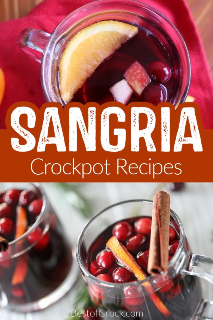 Crockpot sangria recipes make for perfect fall wine cocktails or winter wine cocktails with mulled wine and delicious fruits. Crockpot Cocktail Recipes | Winter Cocktail Recipes | Winter Wine Cocktails | Winter Sangria Recipes | Slow Cooker Cocktail Recipes | Holiday Party Recipes | Holiday Party Drinks | Slow Cooker Sangria Recipes | Slow Cooker Recipes with Wine | Crockpot Recipes with Wine | Mulled Wine Recipes | Crockpot Mulled Wine Recipes #crockpotrecipes #sangriarecipes