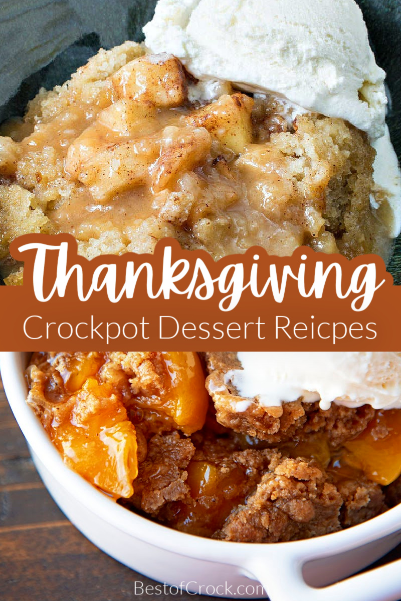 Thanksgiving dessert does not always mean pumpkin pie! Try one of these delicious crockpot Thanksgiving desserts! Easy Thanksgiving Desserts | Traditional Thanksgiving Desserts | Thanksgiving Dessert Ideas | Slow Cooker Thanksgiving Dessert Recipes | Kid-Friendly Thanksgiving Desserts | Fall-Inspired Crockpot Dessert Recipes | Budget-Friendly Thanksgiving Dessert Ideas via @bestofcrock