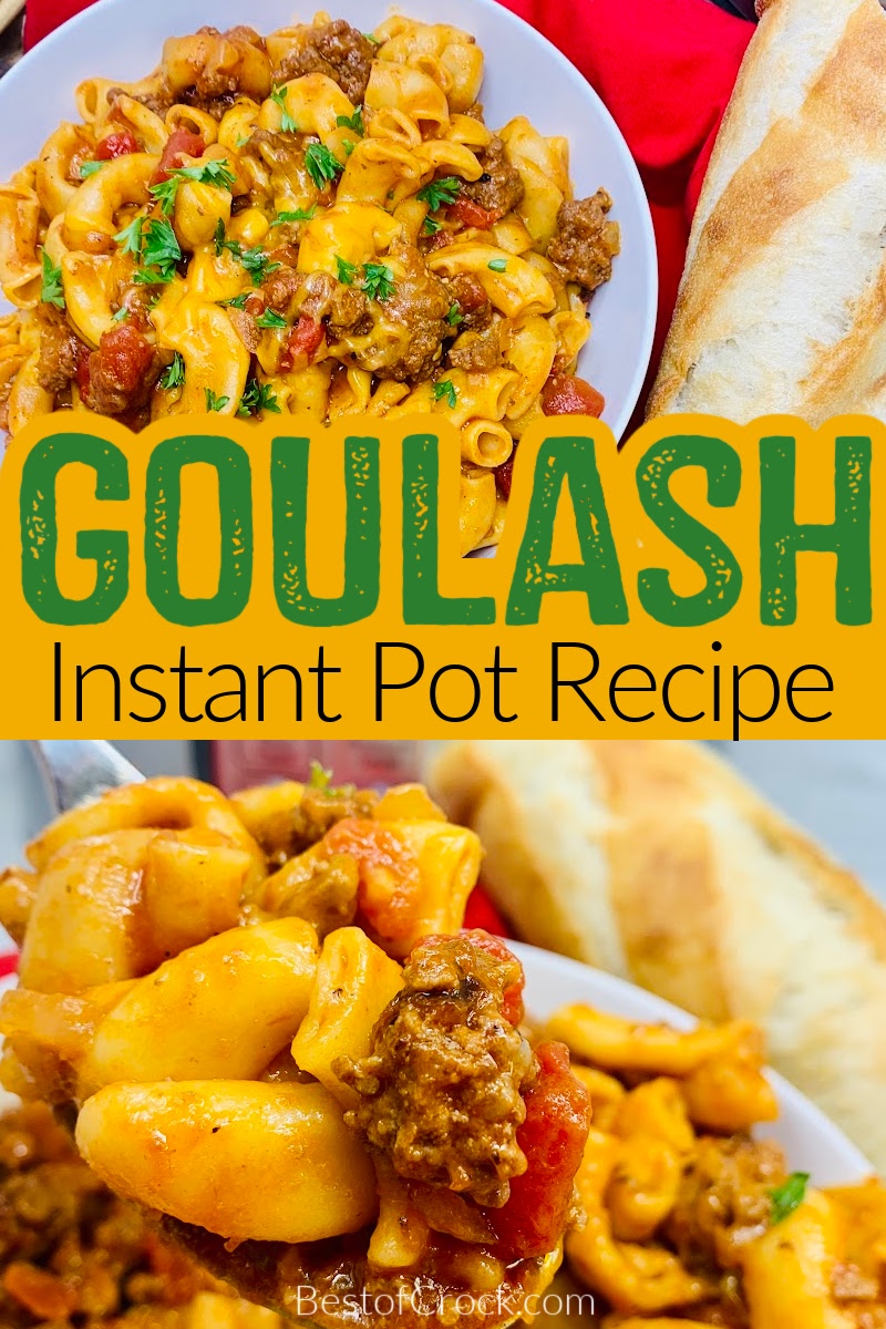 Our Instant Pot goulash recipe with beef takes a family favorite recipe and makes it easier to make while bringing out rich and delicious flavors. Instant Pot Recipes with Beef | Instant Pot Ground Beef Recipes | Cheesy Instant Pot Recipes | Dinner Recipes for Pressure Cookers | Easy Dinner Recipes | Instant Pot Pasta Recipes | Quick Recipes with Pasta | Instant Pot Recipes with Pasta | Family Dinner Recipes | Weeknight Recipes for Dinner #instantpotrecipes #dinnerrecipes via @bestofcrock