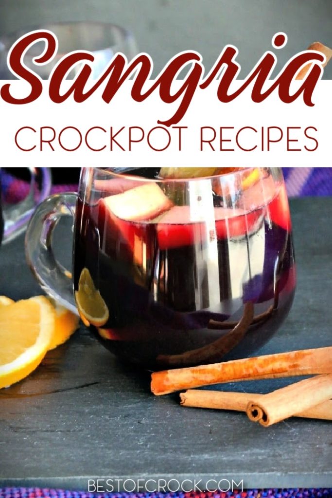 Crockpot sangria recipes make for perfect fall wine cocktails or winter wine cocktails with mulled wine and delicious fruits. Crockpot Cocktail Recipes | Winter Cocktail Recipes | Winter Wine Cocktails | Winter Sangria Recipes | Slow Cooker Cocktail Recipes | Holiday Party Recipes | Holiday Party Drinks | Slow Cooker Sangria Recipes | Slow Cooker Recipes with Wine | Crockpot Recipes with Wine | Mulled Wine Recipes | Crockpot Mulled Wine Recipes #crockpotrecipes #sangriarecipes
