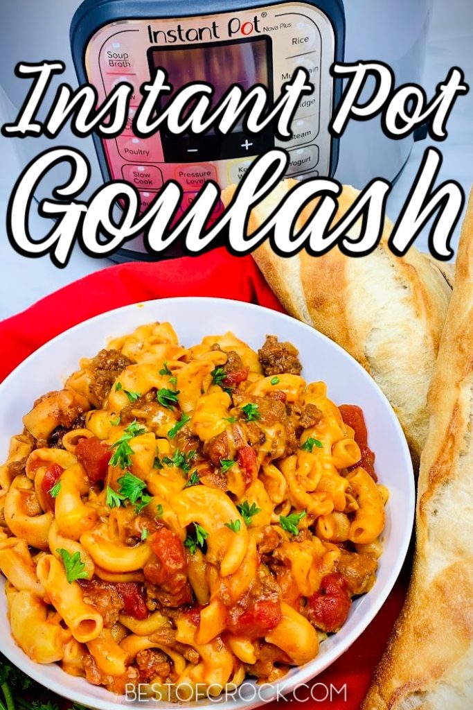 Our Instant Pot goulash recipe with beef takes a family favorite recipe and makes it easier to make while bringing out rich and delicious flavors. Instant Pot Recipes with Beef | Instant Pot Ground Beef Recipes | Cheesy Instant Pot Recipes | Dinner Recipes for Pressure Cookers | Easy Dinner Recipes | Instant Pot Pasta Recipes | Quick Recipes with Pasta | Instant Pot Recipes with Pasta | Family Dinner Recipes | Weeknight Recipes for Dinner #instantpotrecipes #dinnerrecipes