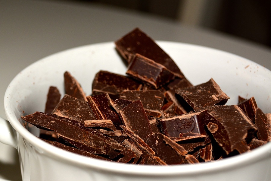 Crockpot Candy Recipes with Almond Bark a Bowl of Chocolate Chunks