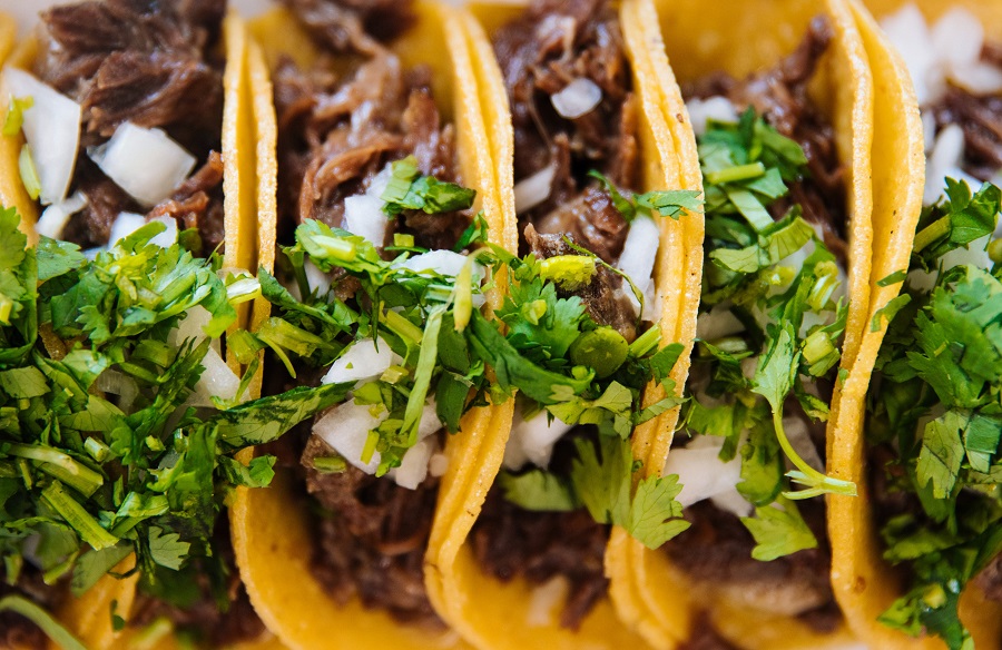 Instant Pot Chuck Roast Recipes Close Up of Beef Tacos