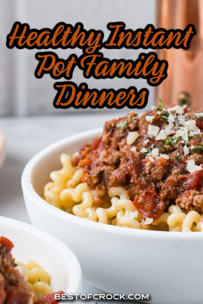 Healthy Instant Pot family dinners are a great way to make eating a healthy meal easier for those with busy schedules and picky eaters. Healthy Dinner Recipes | Healthy Family Dinner Recipes | Dinner Recipes for a Crowd | Healthy Eating Tips | Healthy Recipes for Families | Weeknight Dinner Recipes | Quick Dinner Recipes | Dinner Recipes for Busy Families | Instant Pot Recipes for Families | Instant Pot Dinner Recipes via @bestofcrock