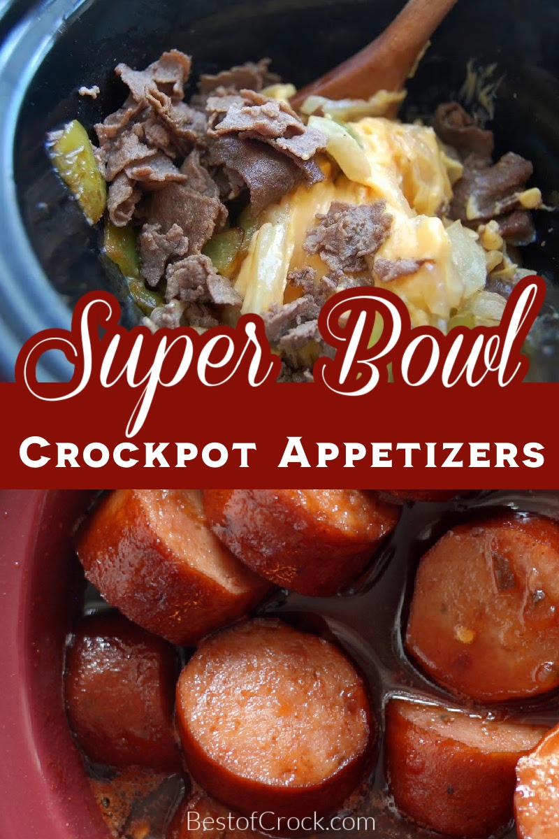 Super Bowl appetizers crockpot recipes are easy Super Bowl Party recipes that will keep everyone happy. Crockpot Party Recipes | Crockpot Super Bowl Recipes | Super Bowl Party Recipes | Appetizer Recipes for a Crowd | Appetizer Recipes for Parties | Crockpot Finger Food Recipes | Slow Cooker Party Recipes | Slow Cooker Appetizer Recipes | Super Bowl Snack Recipes #superbowlparty #partyrecipes via @bestofcrock