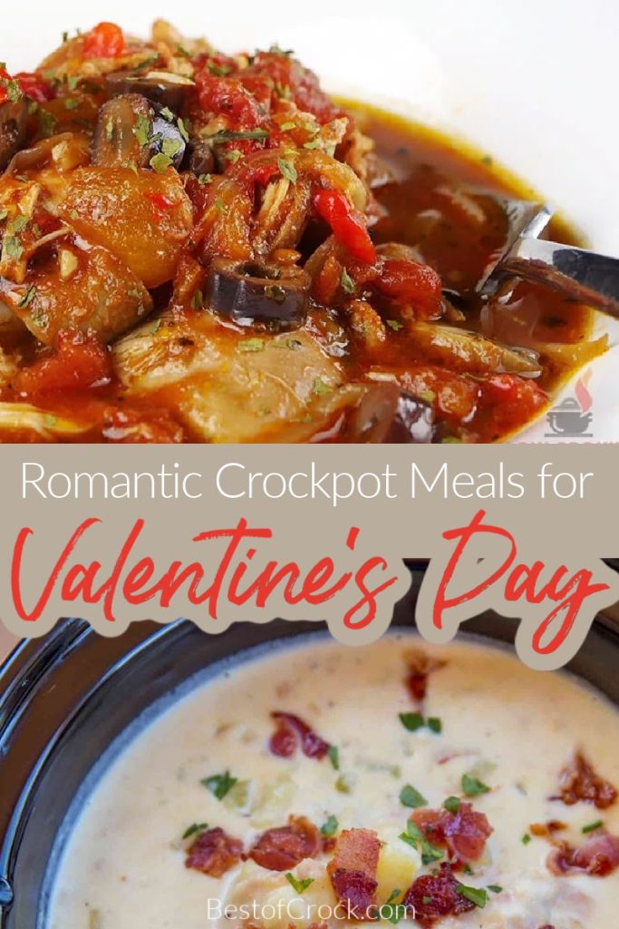 Show your loved one how much you care with one of these easy romantic crockpot meals for Valentines Day and share for a romantic date night at home. Crockpot Recipes for Two | Crockpot Recipes for Valentines Day | Valentines Recipes for Two | Easy Valentines Day Recipes | Date Night Dinner Ideas | Crockpot Date Night Recipes | Slow Cooker Valentines Day Recipes #valentinesday #crockpotrecipes
