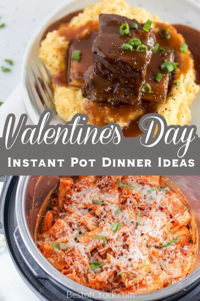 Sharing recipes for two during a date night at home is easier with Valentines Day dinner Instant Pot recipes. Instant Pot Recipes for Two | Date Night Instant Pot Recipes | Valentines Day Instant Pot Recipes | Valentines Day Dinner Recipes | Valentines Day Ideas | Instant Pot Recipes for Date Night | Romantic Instant Pot Recipes | Romantic Dinner Ideas | Pressure Cooker Valentines Day Recipes | Pressure Cooker Recipes for Two #valentinesday #instantpotrecipes