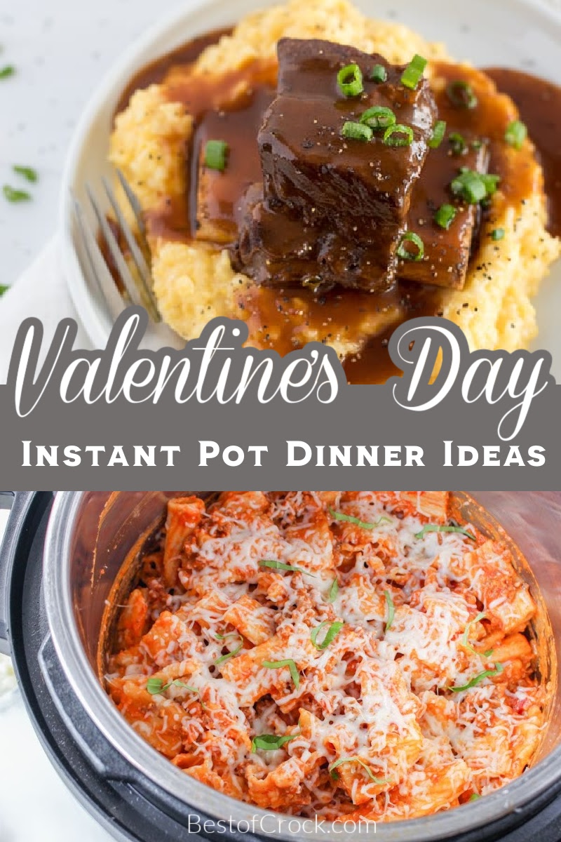 Sharing recipes for two during a date night at home is easier with Valentines Day dinner Instant Pot recipes. Instant Pot Recipes for Two | Date Night Instant Pot Recipes | Valentines Day Instant Pot Recipes | Valentines Day Dinner Recipes | Valentines Day Ideas | Instant Pot Recipes for Date Night | Romantic Instant Pot Recipes | Romantic Dinner Ideas | Pressure Cooker Valentines Day Recipes | Pressure Cooker Recipes for Two #valentinesday #instantpotrecipes via @bestofcrock