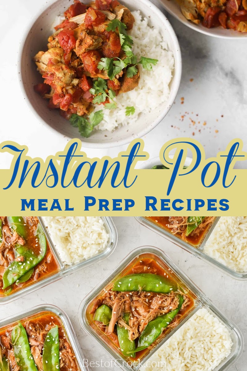The best Instant Pot meal prep recipes for spring make preparing healthier meals easier and help when you are short on time during the work week. Instant Pot meal Prep Ideas | Pressure Cooker Meal Prep Recipes | Quick Meal Prep Recipes | Easy Meal Prep Recipes | Healthy Instant Pot Recipes | Easy Instant Pot Dinner Recipes | Make Ahead Instant Pot Recipes | Make Ahead Dinner Recipes | Healthy Dinner Recipes for Families | Family Dinner Recipes #instantpotrecipes #mealprep via @bestofcrock