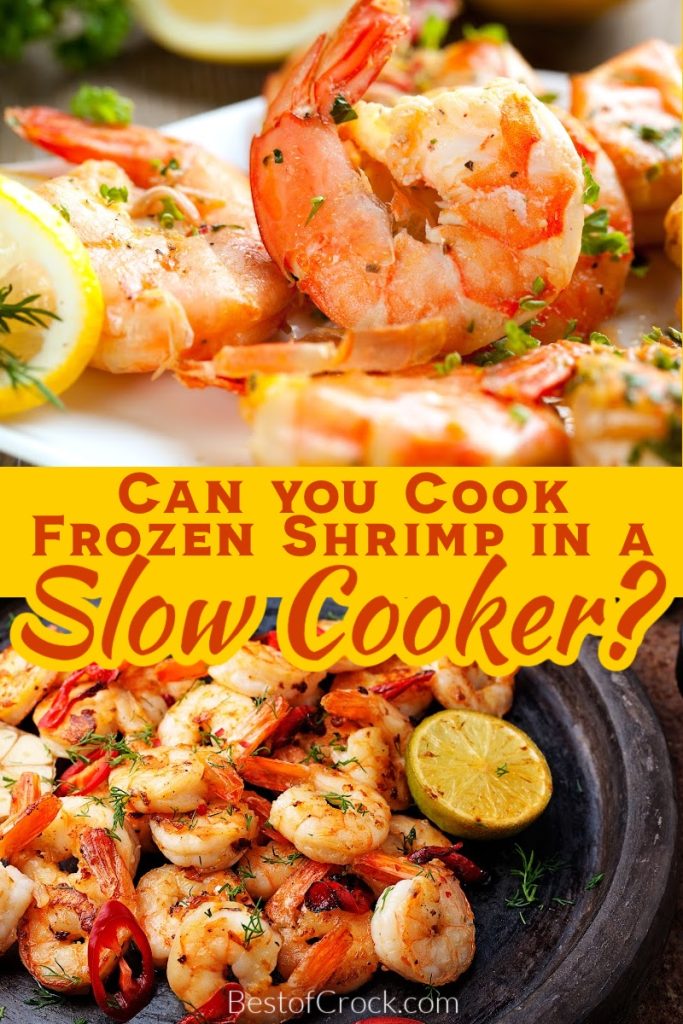 Can you put frozen shrimp in a slow cooker? Crockpot shrimp recipes may call for fresh shrimp, but frozen shrimp recipes tell us otherwise. Crockpot Seafood Tips | Tips for Cooking Seafood in a Slow Cooker | Frozen Seafood Crockpot | Slow Cooker Dinner Recipes | Slow Cooker Shrimp Recipes | Slow Cooker Dinner Recipes | Easy Dinner Recipes | Healthy Slow Cooker Recipes | Weeknight Dinner Recipes #shrimprecipes #slowcookerrecipes
