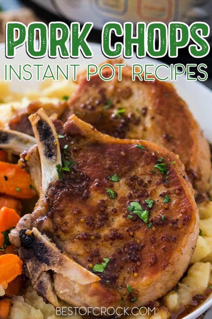 Instant Pot pork chops recipes are easy to make and are perfect for meal planning for an easy family dinner or a dinner for two meals on date night. Instant Pot Pork Recipes | Instant Pot Dinner Recipes | Instant Pot Pork Chops with Mushroom Soup | Instant Pot Pork Chops Bone-In | Instant Pot Pork Chops and Rice | Healthy Instant Pot Pork Chops | Pressure Cooker BBQ Pork Chops | Instant Pot Recipes with Pork | Homemade Pork Chop Recipes #instantpotrecipes #porkchops via @bestofcrock