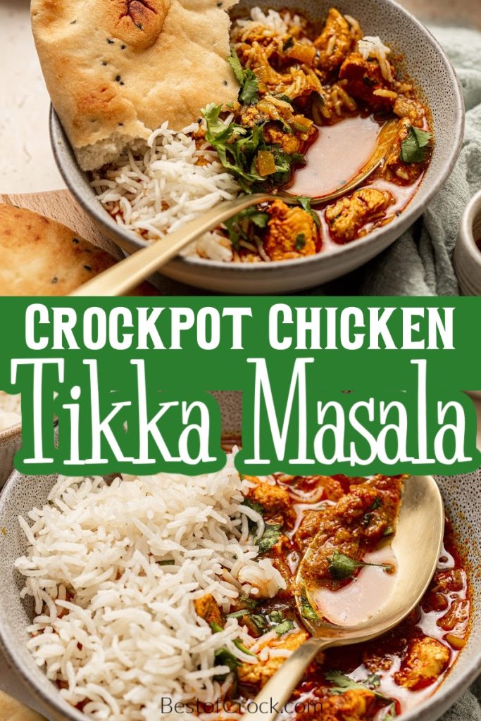 Our delicious crockpot chicken tikka masala recipe is flavorful and perfect for weekly meal planning. Crockpot Dinner Recipe | Crockpot Chicken Dinner Recipe | Easy Crockpot Recipe with Chicken | Slow Cooker Chicken Recipe | Slow Cooker Dinner Ideas | Crockpot Indian Food | Dinner Party Recipe | Crockpot Dinner Party Recipe | Healthy Dinner Recipe | Healthy Chicken Recipe #easydinnerideas #crockpotrecipes