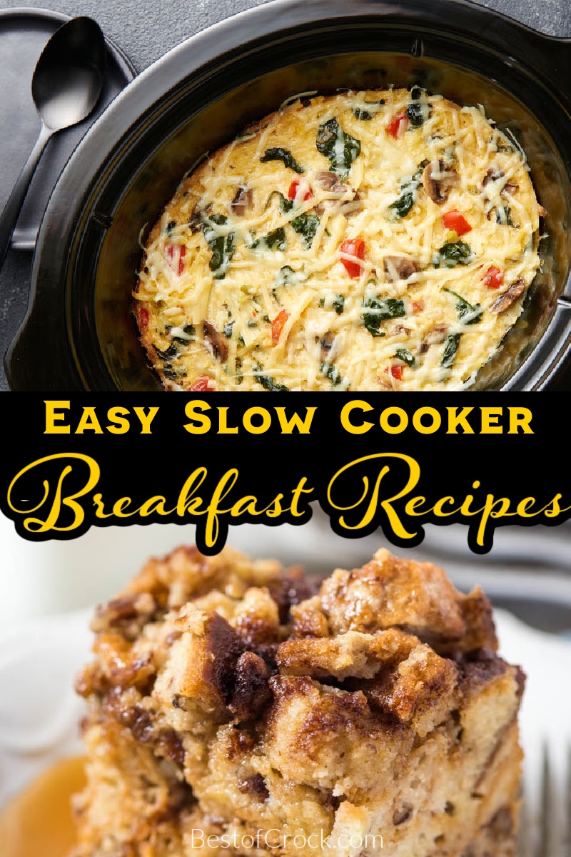 Wake up to the best slow cooker breakfast recipes you can use to sleep in later and enjoy healthy breakfast recipes to start your day! Slow Cooker Overnight Recipes | Crockpot Breakfast Recipes | Tips for Eating Breakfast | Easy Breakfast Recipes | Dump and Go Breakfast Recipes | Slow Cooker Bacon Recipes | Slow Cooker Recipes with Eggs | Crockpot Egg Recipes #slowcookerrecipes #breakfastrecipes via @bestofcrock