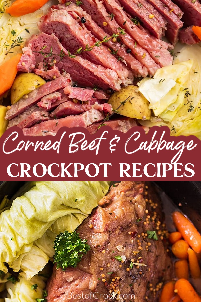 The best Crockpot corned beef and cabbage recipes make cooking this Irish classic dish easier at home. Irish Recipes | Irish Crockpot Recipes | Crockpot Recipes with Beef | Crockpot Recipes with Cabbage | Slow Cooker Irish Recipes | Slow Cooker Cabbage Recipes | Dinner Recipes with Beef | Traditional Irish Recipes | Traditional Corned Beef Recipes #crockpotrecipes #StPatricksDay via @bestofcrock