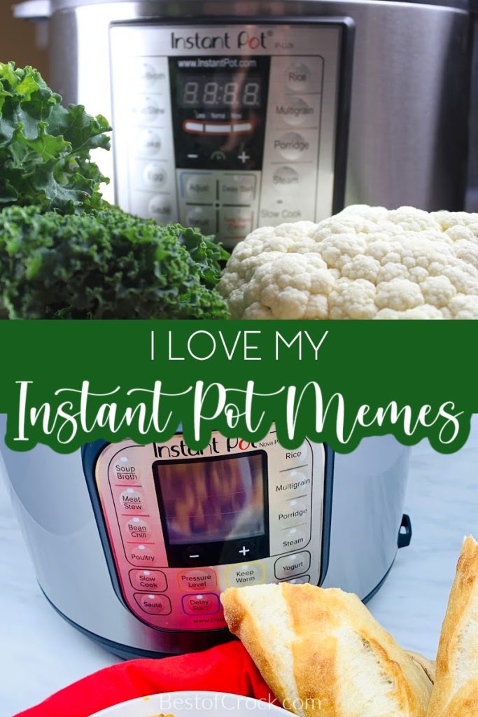 I love my Instant Pot memes! They help make cooking Instant Pot recipes even easier, whether they’re Instant Pot breakfasts or Instant Pot dinners. Instant Pot Jokes | Funny Instant Pot Memes | Short Instant Pot Sayings | Pressure Cooker Memes | Home Cooking Memes | Memes for Home Cooks | Funny Sayings for Home Cooks #instantpot #funnymemes