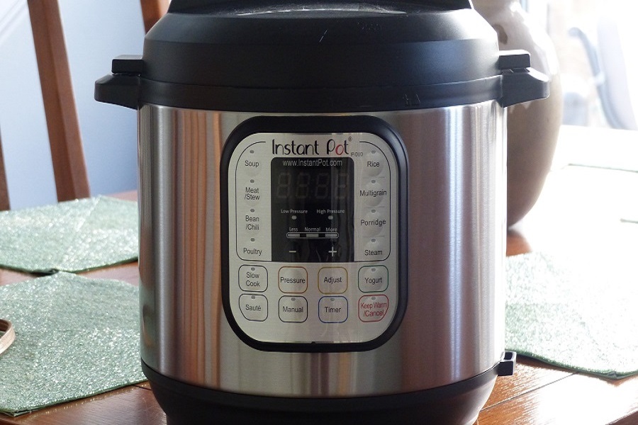Time Saving Instant Pot Jokes Close Up of an Instant Pot on a Table