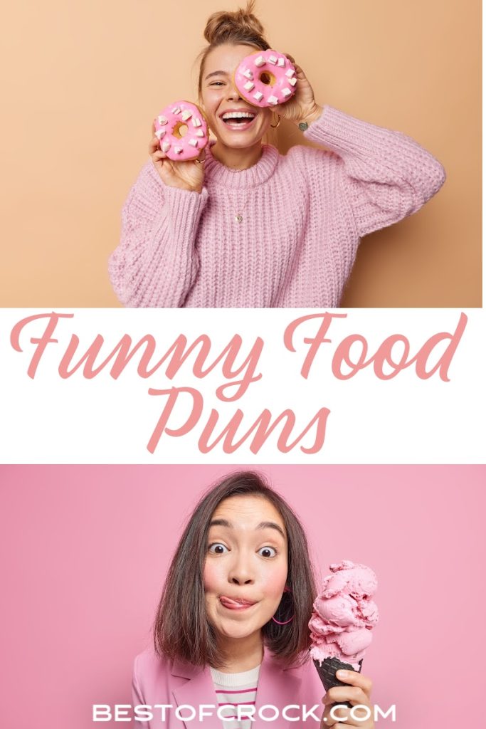 Pickle your funny bone with some funny food puns that you will want to taco ‘bout when you need some funny food jokes. Funny Food Jokes | Jokes About Food | Puns with Food | Funny Puns for Cooks | Funny Puns for Chefs | Food Memes | Memes About Food | Funny Memes | Memes for Social Media #funnypuns #foodpuns