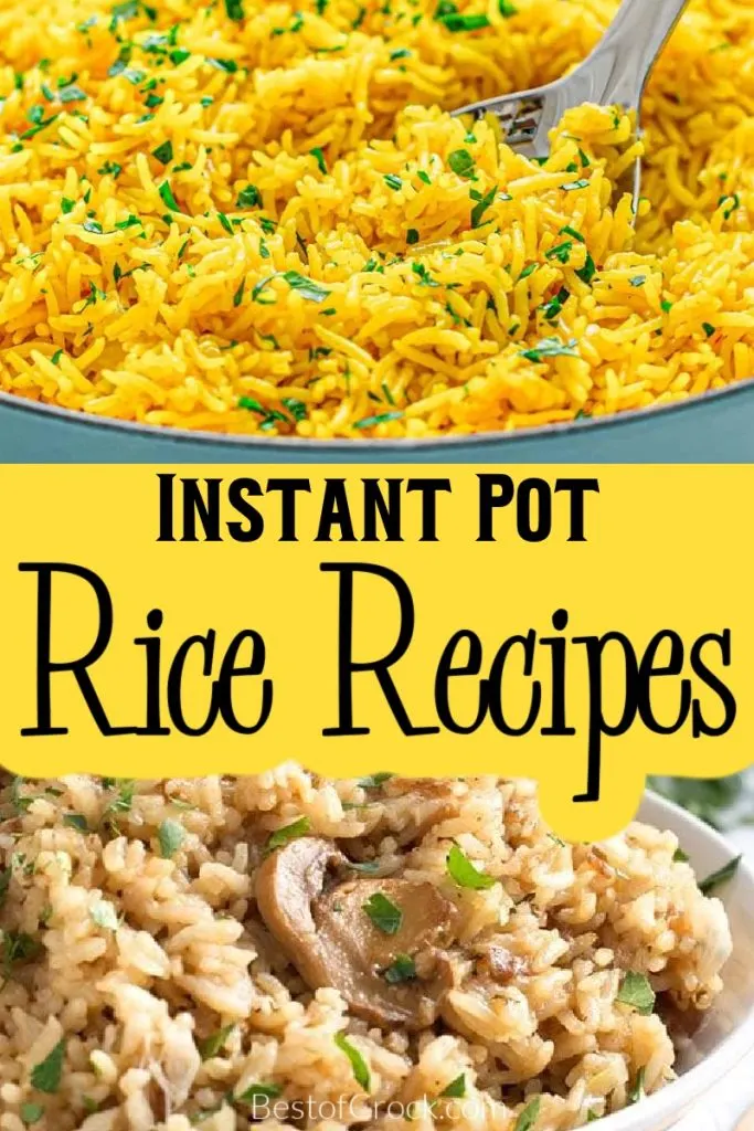 Instant Pot rice recipes don’t have to be simple, white rice recipes. You can make some delicious rice side dishes from around the world. Instant Pot Side Dish Recipes | Quick Side Dish Recipes | Dinner Party Recipes | Instant Pot Dinner Party Recipes | Instant Pot Dinner Recipes | Pressure Cooker Rice Recipes | Pressure Cooker Dinner Recipes | Easy Dinner Recipes | Easy Side Dish Ideas | Cultural Rice Recipes #ricerecipes #instantpotrecipes