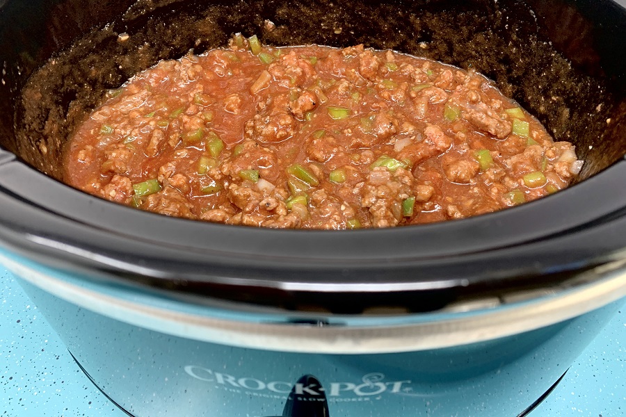 Slow Cooked Memes About Crockpots Close Up of a Crockpot Filled with Chili
