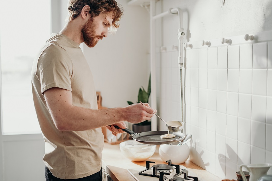 Funny Cooking Memes Man Cooking Alone in a Kitchen