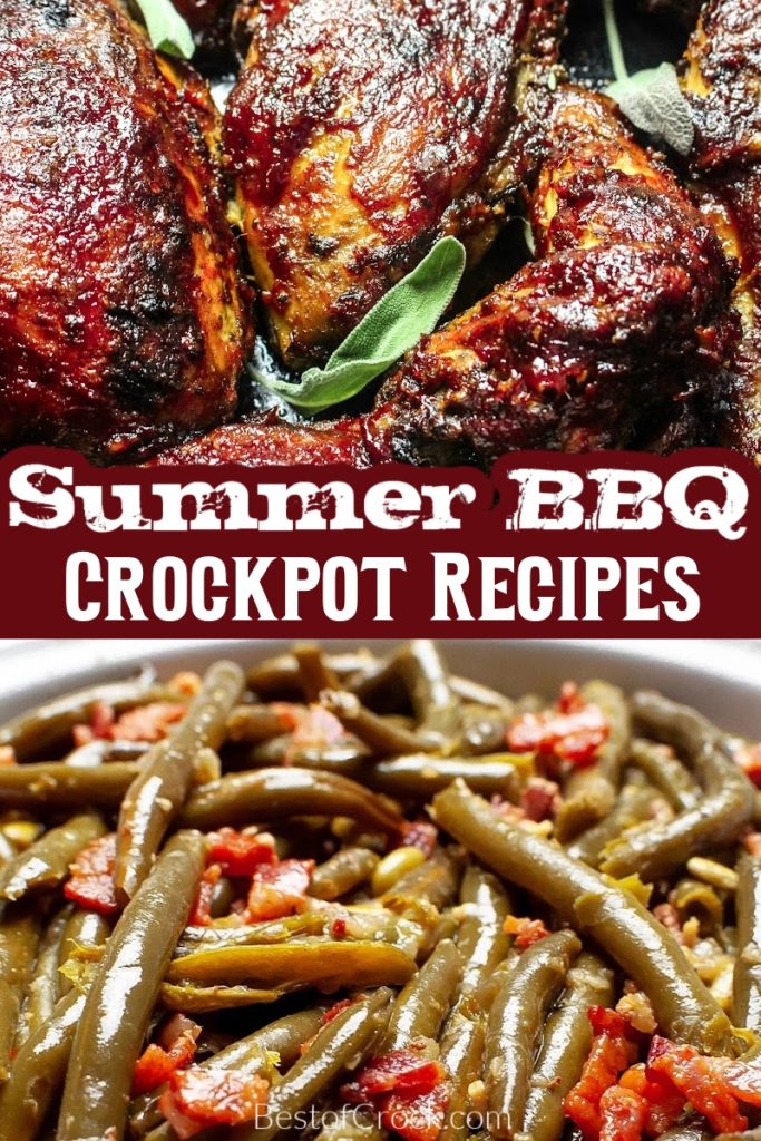 The best crockpot BBQ recipes can help you serve amazing summer party recipes that everyone can enjoy. Crockpot Recipes for Summer | Summer Crockpot Recipes | Summer Slow Cooker Recipes | Slow Cooker BBQ Recipes | Slow Cooker Party Recipes | Crockpot Recipes for a Crowd | Easy Crockpot Recipes | Crockpot Recipes with Meat | Crockpot Side Dish Recipes | BBQ Side Dish Recipes | Recipes for BBQs #crockpotrecipes #BBQrecipes
