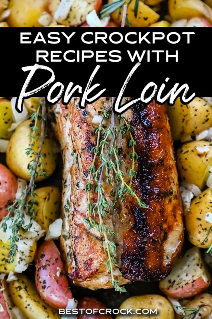 Slow cooker pork loin recipes for the slow cooker are easy to make and perfect as family dinner recipes or even dinner party recipes. Crockpot Pork Recipes | Crockpot Recipes with Pork | Slow Cooker Pork Recipes | Slow Cooker Dinner Recipes | Crockpot Family Dinner Recipes | Dinner Party Recipes | Crockpot Dinner Party Ideas | Slow Cooker Family Recipes | Easy Crockpot Dinner Reicpes #porkloin #crockpotrecipes